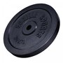 Gorilla Sports Disques de poids en fonte noire - De 0,5 KG à 30 KG