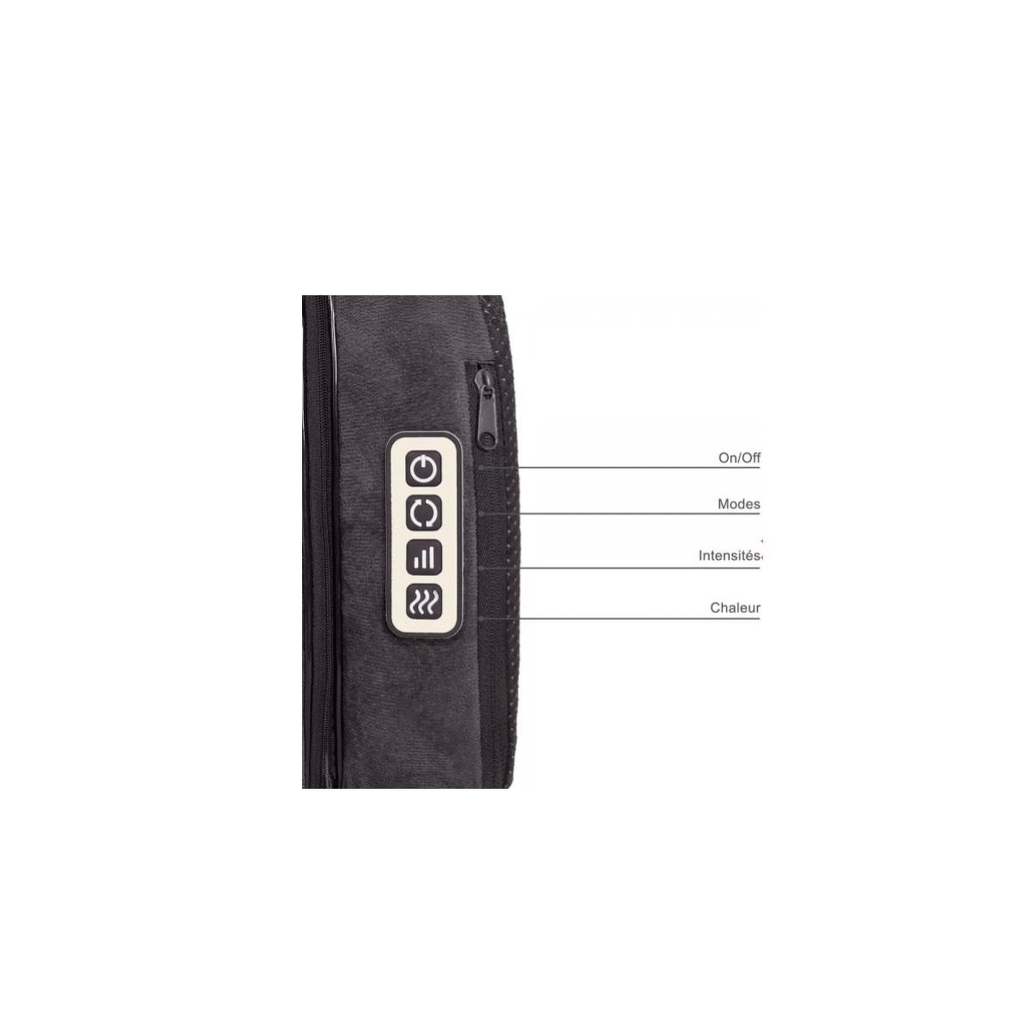 Voir la diapositive 6 : LIVOO Masseur shiatsu 2 en 1 - dos204