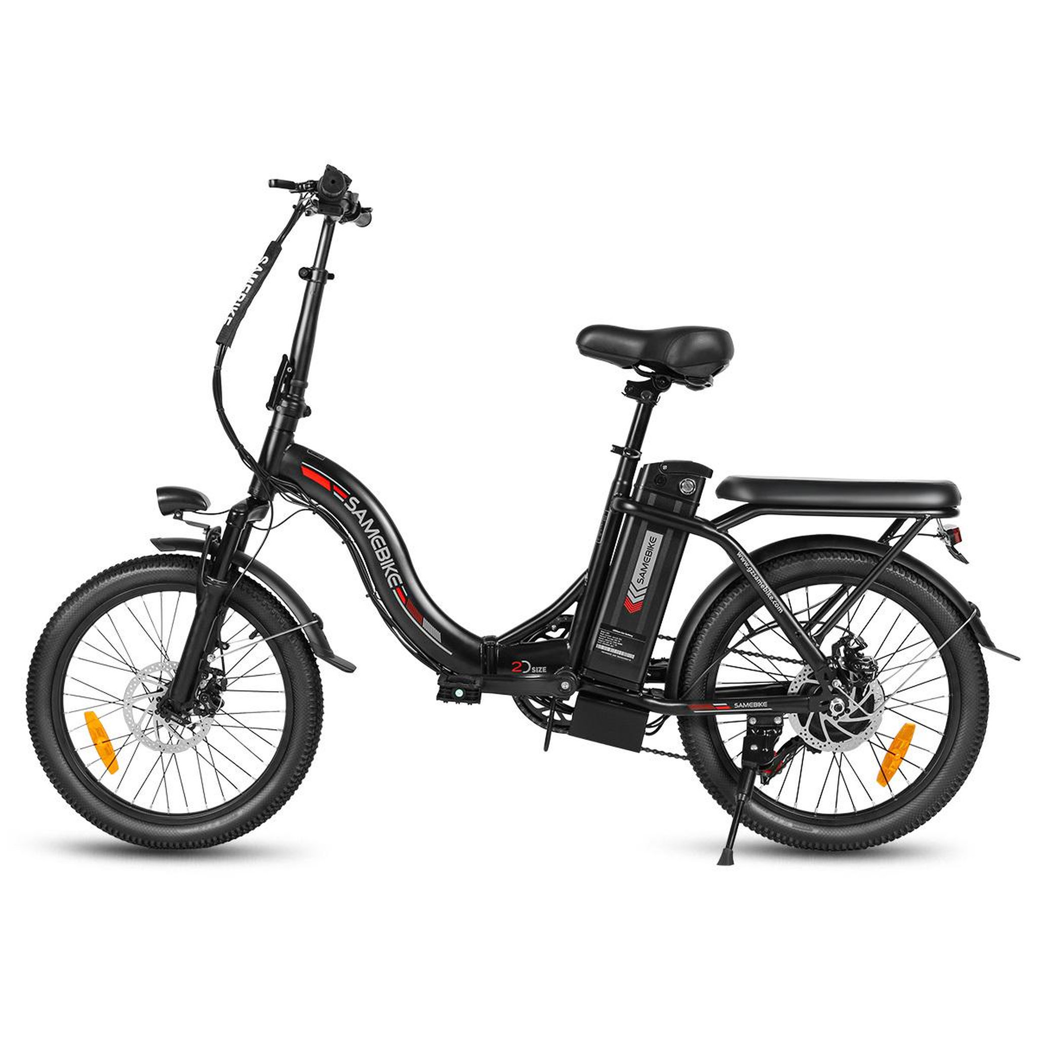 Voir la diapositive 3 : SAMEBIKE Vélo électrique pliant de ville SAMEBIKE CY20
