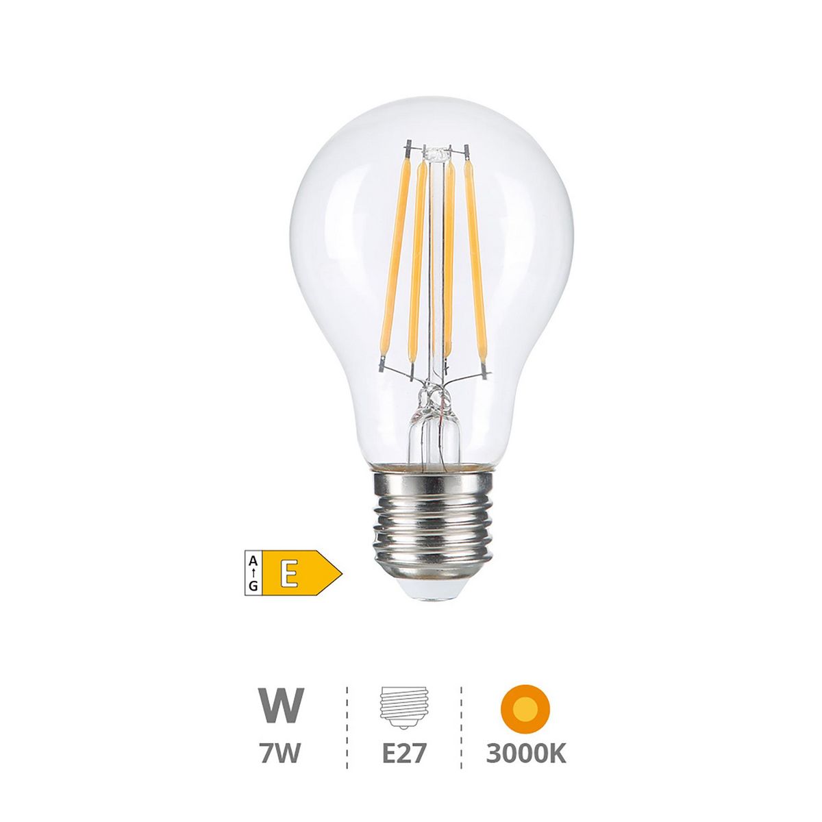 Gsc Ampoule LED Série Or 7W E27 3000K