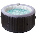Habitat et Jardin Spa gonflable en PVC   Malaga  - 4 places - Gris