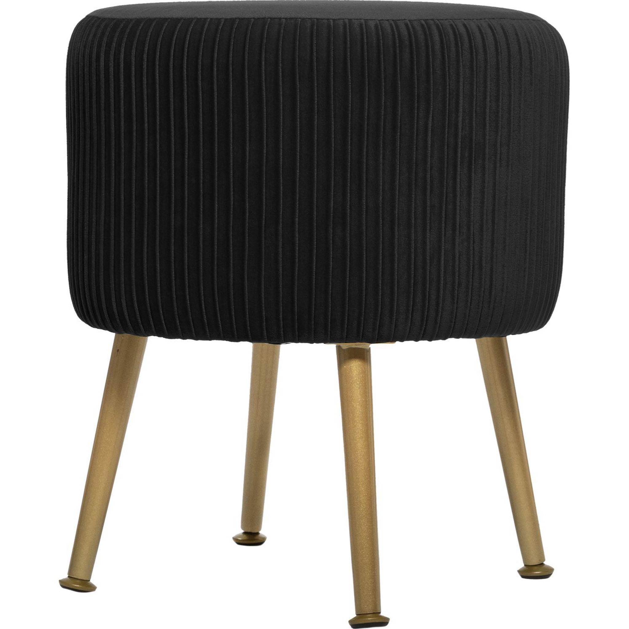 Voir la diapositive 2 : TOILINUX 2 Tabourets design velours Contempo Solaro