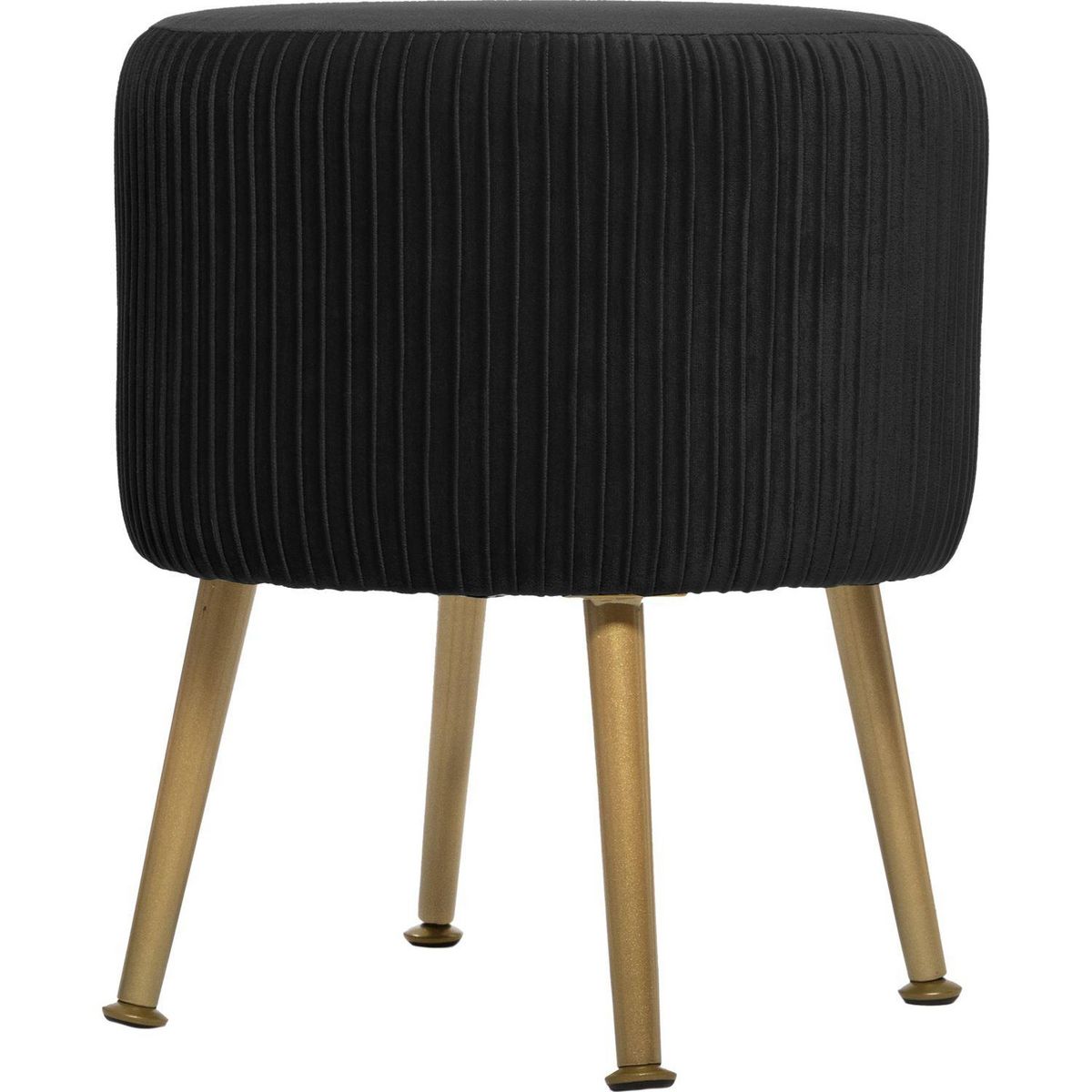 TOILINUX 2 Tabourets design velours Contempo Solaro