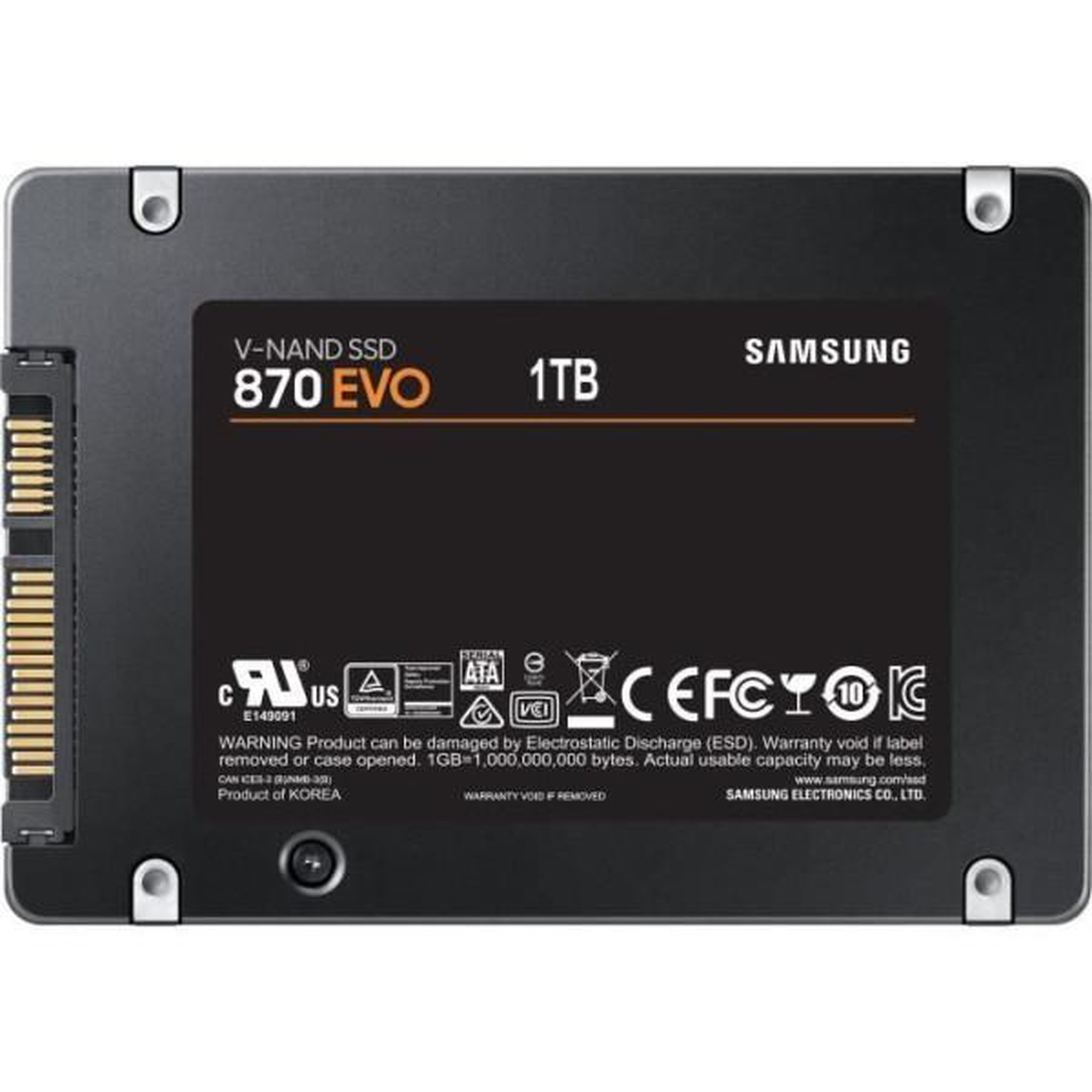Voir la diapositive 2 : Samsung Disque ssd interne 870 evo 1to
