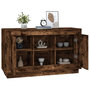 Voir la diapositive 4 : VIDAXL Buffet chene fume 102x35x60 cm bois d'ingenierie