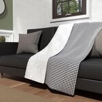 SOLEIL D'OCRE Plaid polaire microfibre doublé sherpa 120X160 cm VICTORIA, par Soleil d'ocre