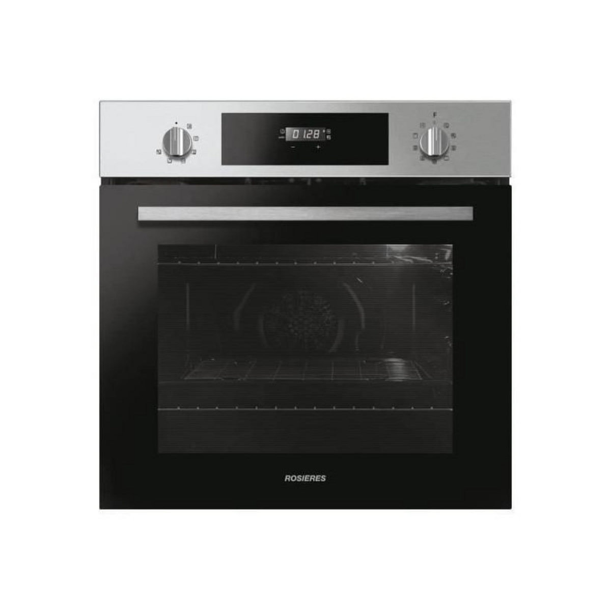 Rosieres Four encastrable pyrolyse - chaleur pulsée ROSIERES RFC3O5879INP - noir - porte froide - Classe A