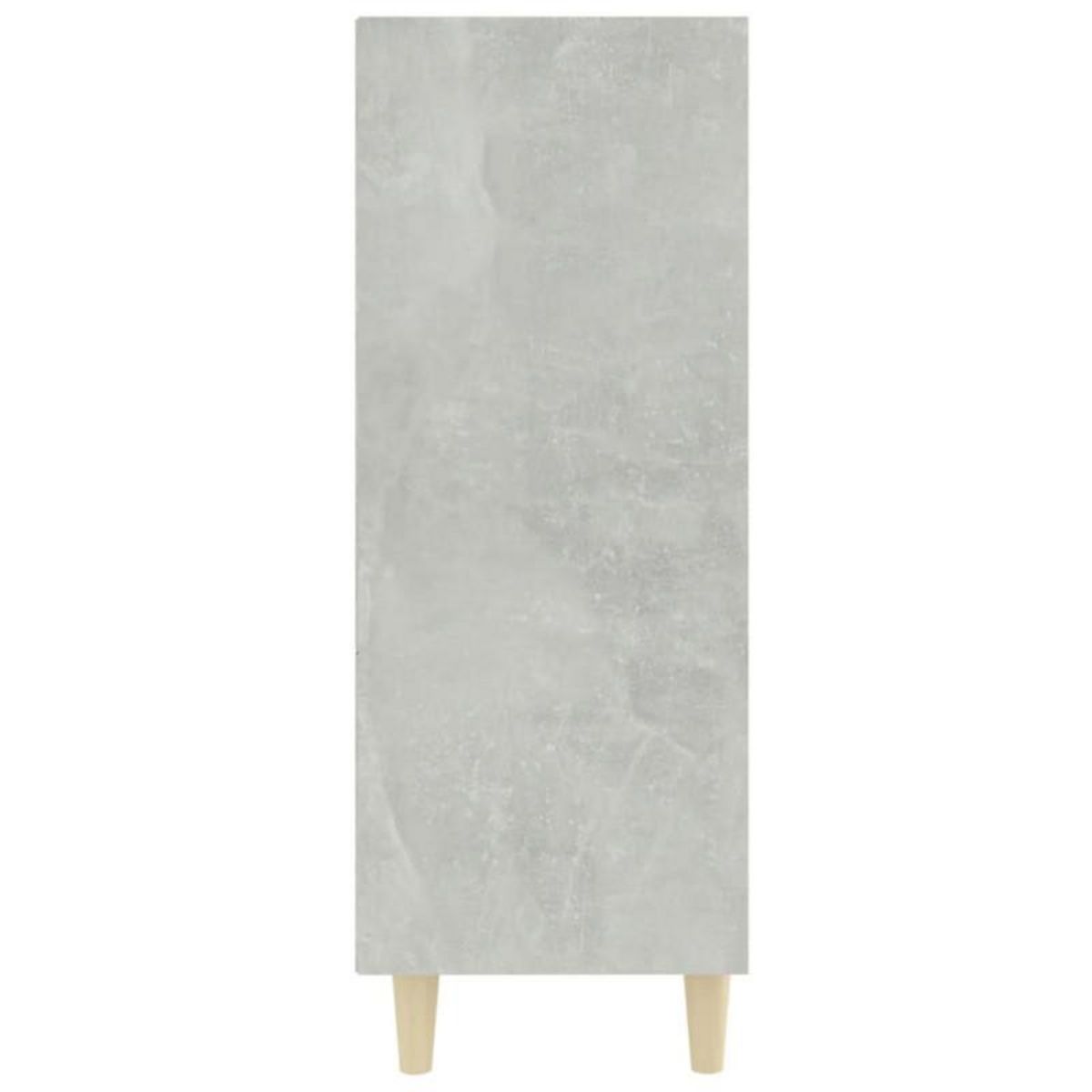 VIDAXL Buffet Gris béton 69,5x32,5x90 cm Bois d ingénierie