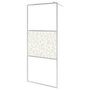 Voir la diapositive 1 : VIDAXL Paroi de douche a l'italienne a verre ESG pierre 140x195 cm