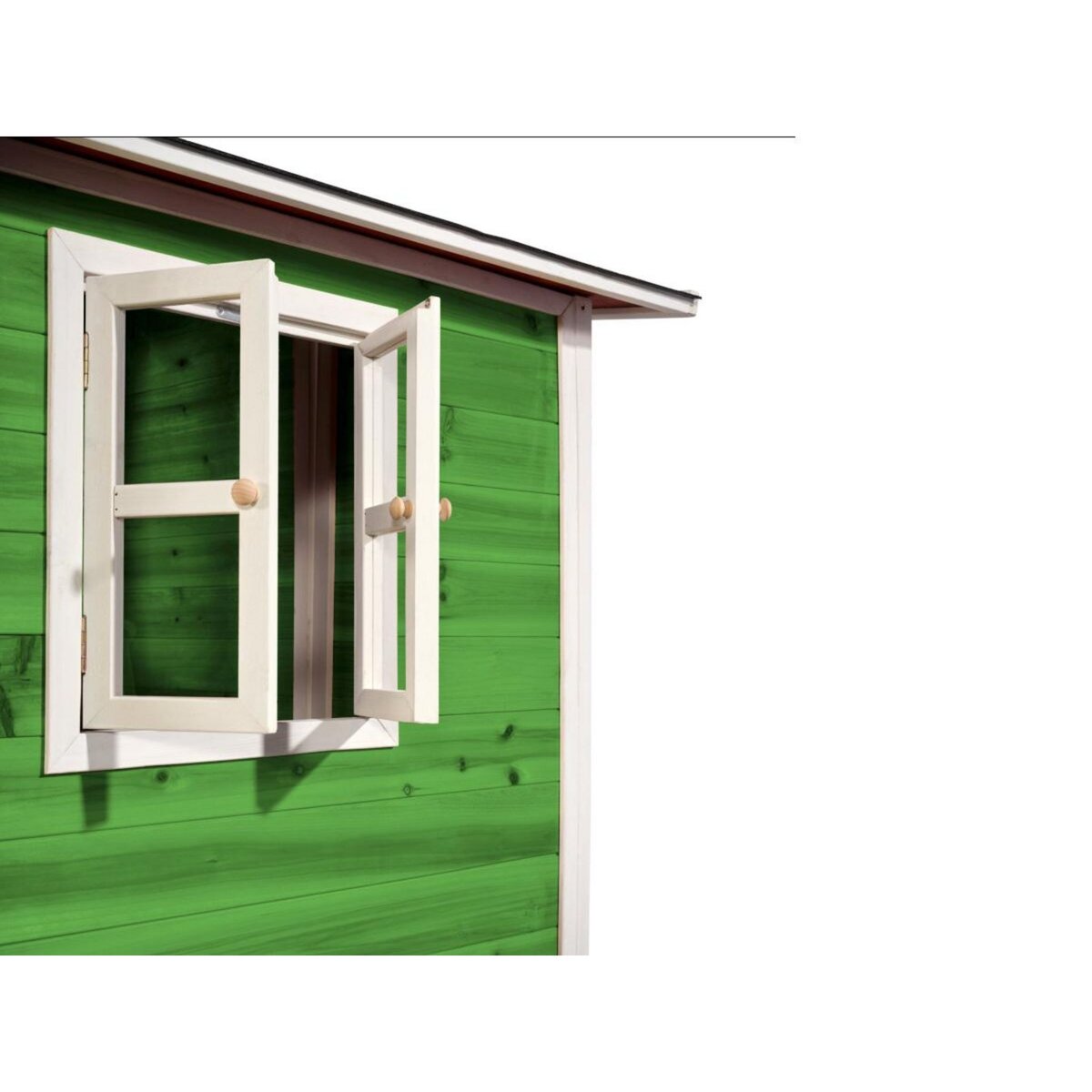 EXIT TOYS Maisonnette en bois pour enfants Loft 100 Vert - Exit Toys