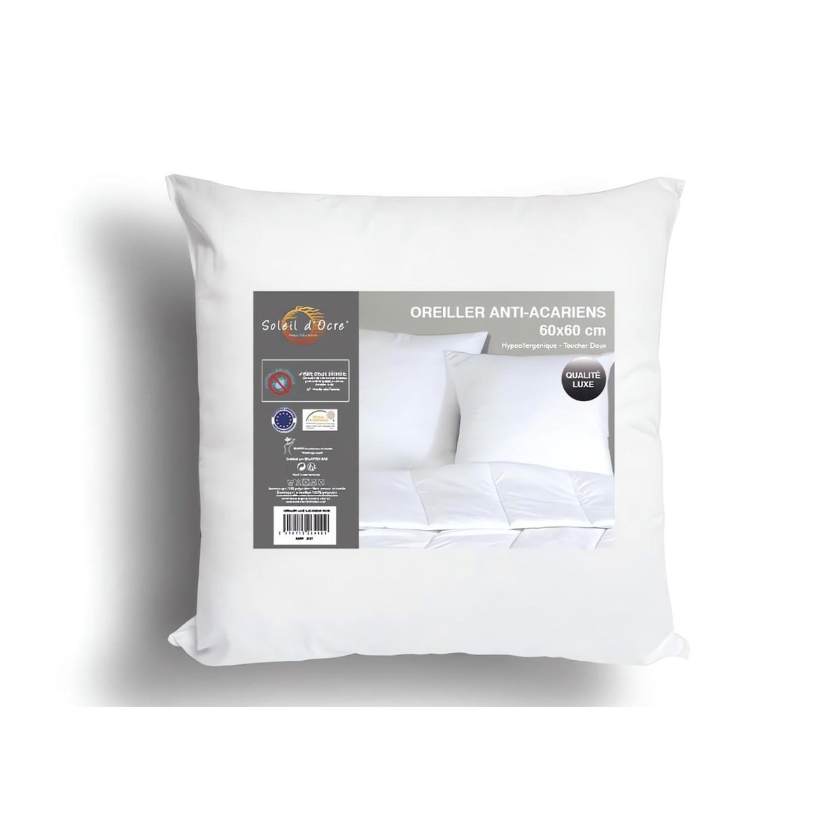 SOLEIL D'OCRE Oreiller anti-acarien LUXE, par Soleil d'ocre