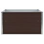Voir la diapositive 3 : VIDAXL Jardiniere 100 x 100 x 45 cm Acier galvanise Marron