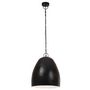 Voir la diapositive 4 : VIDAXL Lampe suspendue industrielle 25 W Noir Rond 42 cm E27