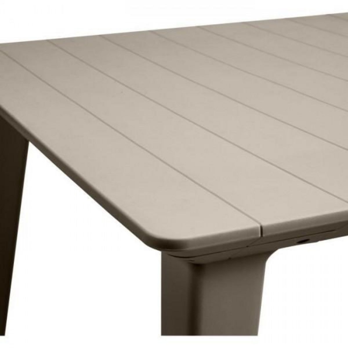 ALLIBERT by KETER Table de jardin - rectangulaire 160cm - cappuccino - en résine - 6 personnes - Lima -Allibert by KETER