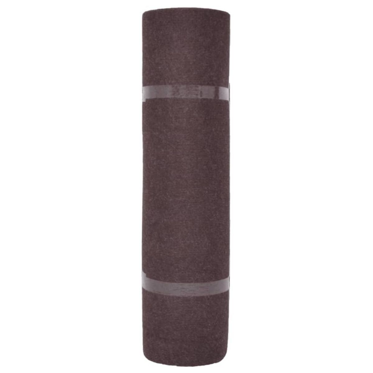 VIDAXL Tapis strie pour exposition 1,2x20 m Marron