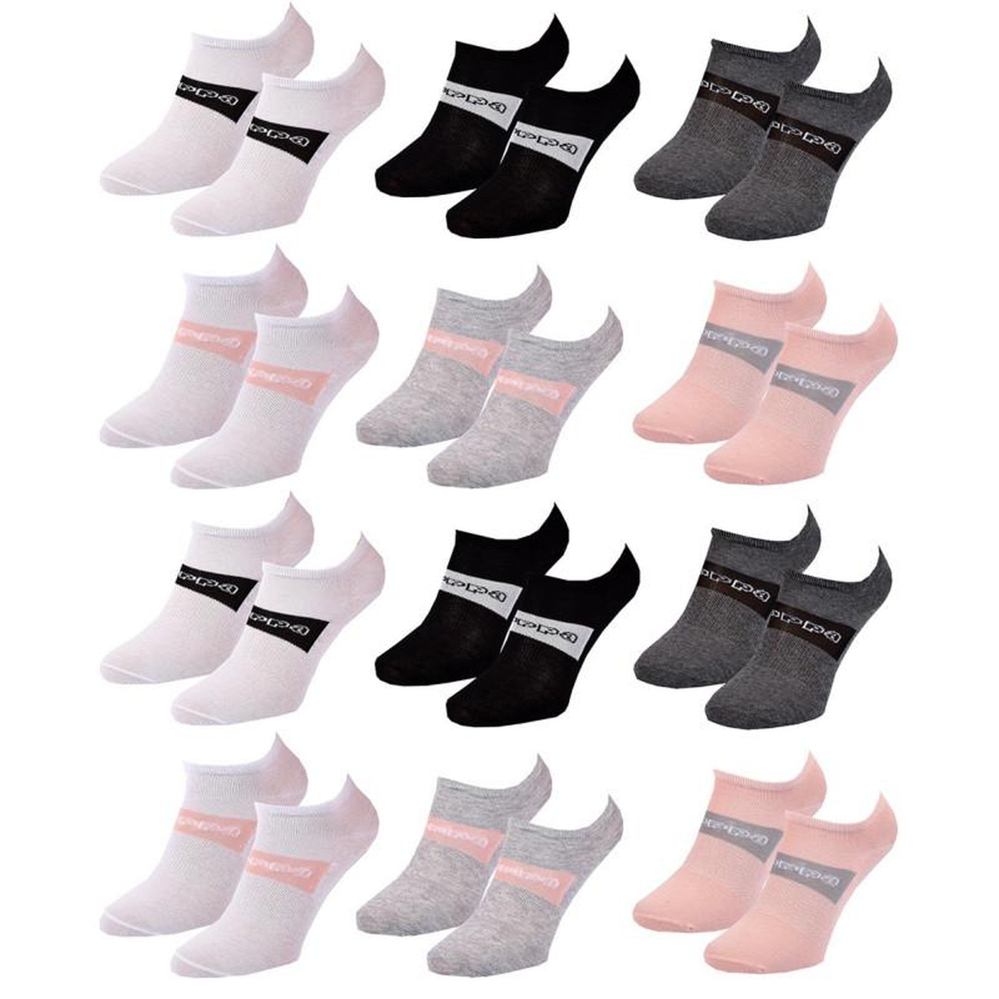 Voir la diapositive 2 : KAPPA Chaussettes Enfant SNEAKER KAPPA Lot de 12