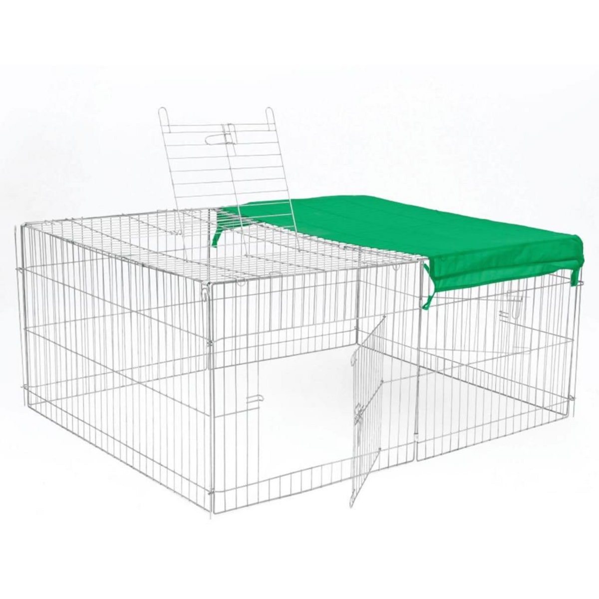 @Pet @Pet Enclos exterieur pour animaux Castle 144x112x60 cm Metal