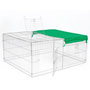 Voir la diapositive 3 : @Pet @Pet Enclos exterieur pour animaux Castle 144x112x60 cm Metal