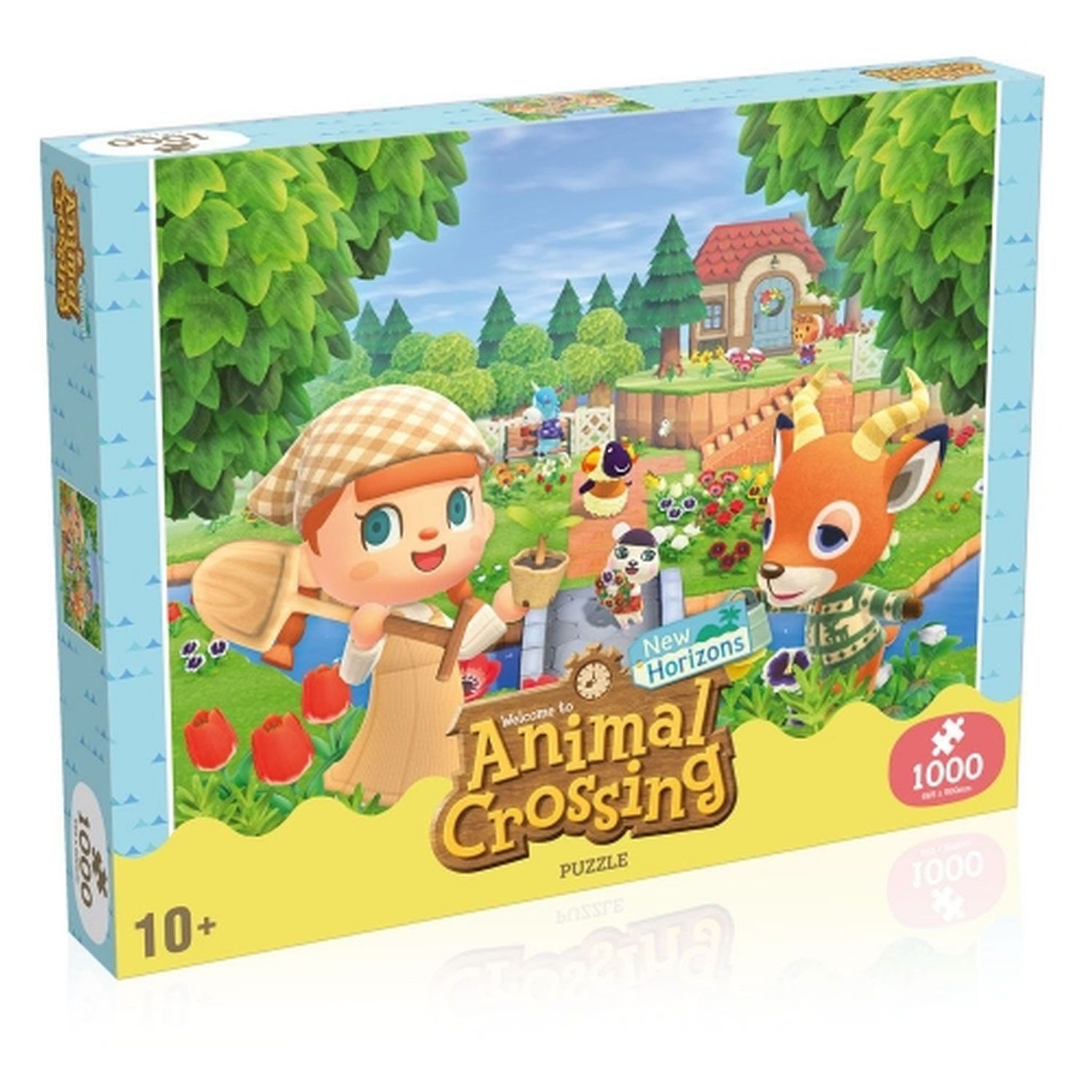 Voir la diapositive 1 :  WINNING MOVES Puzzle 1000 pièces - Animal Crossing new horizons