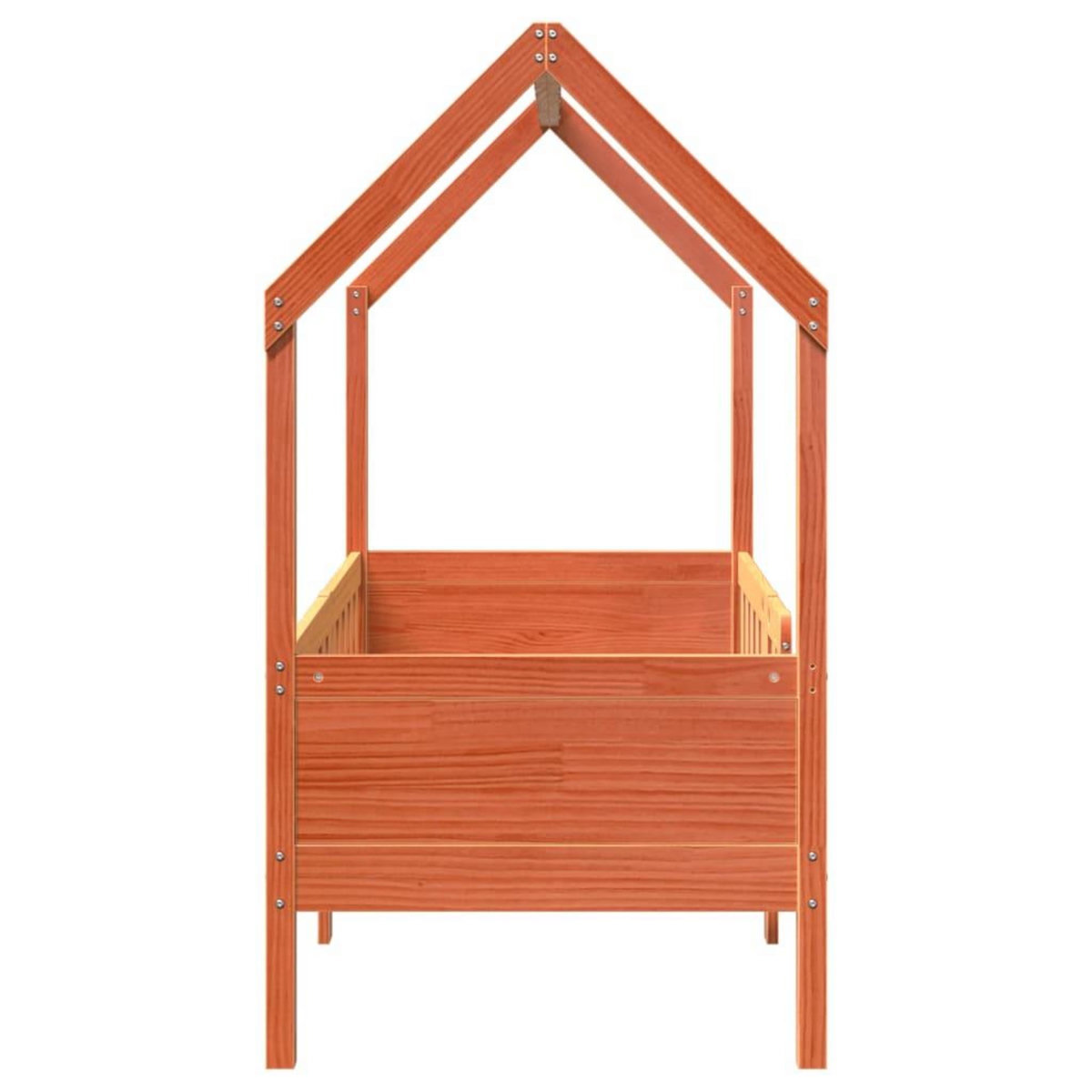 VIDAXL Cadre de lit d'enfants forme de maison sans matelas pin