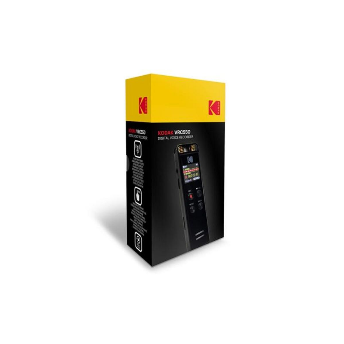 Kodak Dictaphone Kodak VRC550 8Go Noir Metal