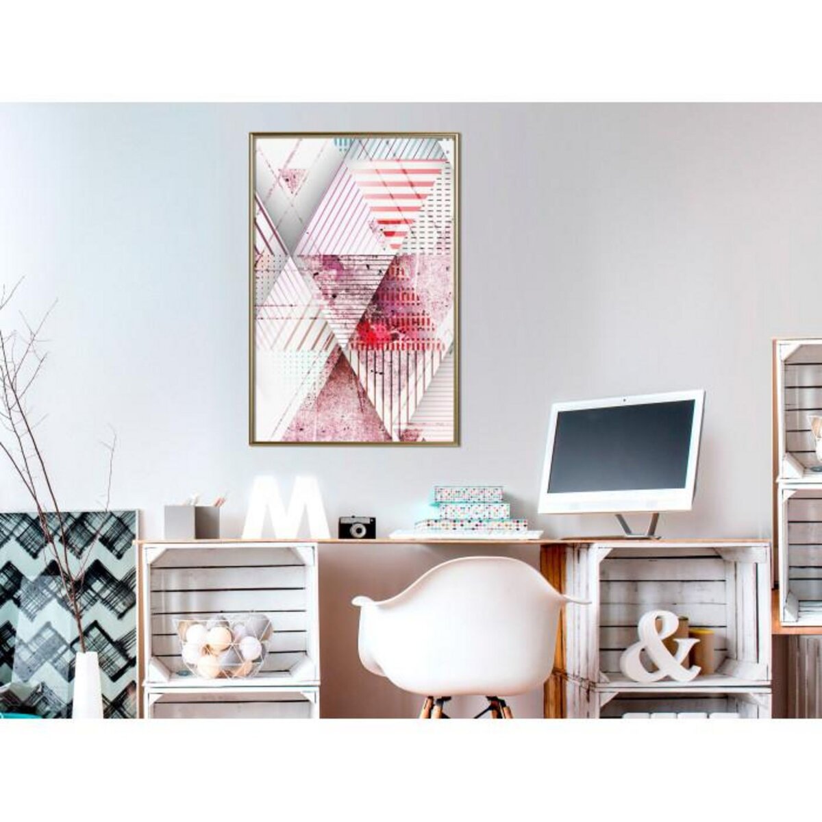 Paris Prix Affiche Murale Encadrée  Patchwork II