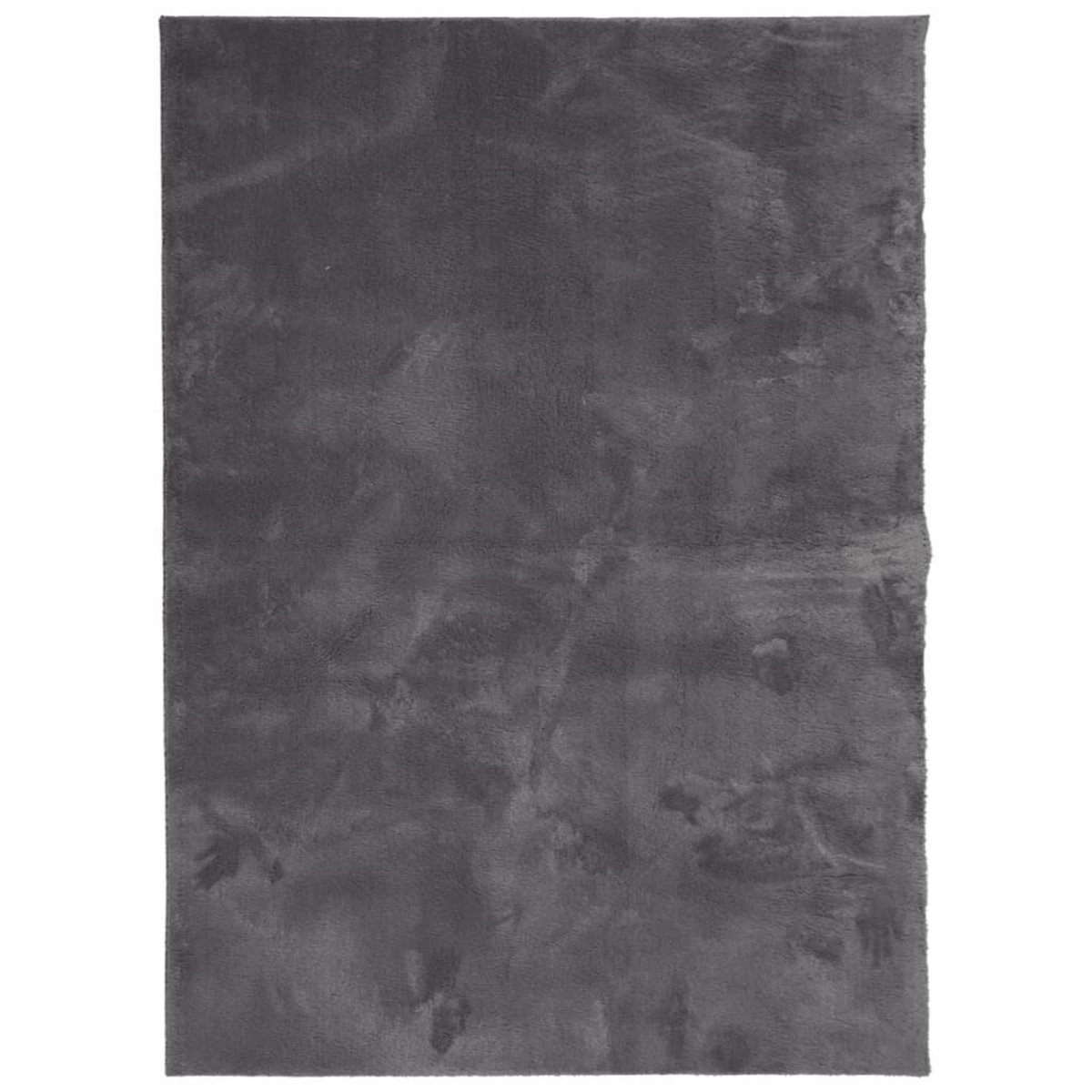 VIDAXL Tapis HUARTE a poils courts doux lavable anthracite 120x170 cm