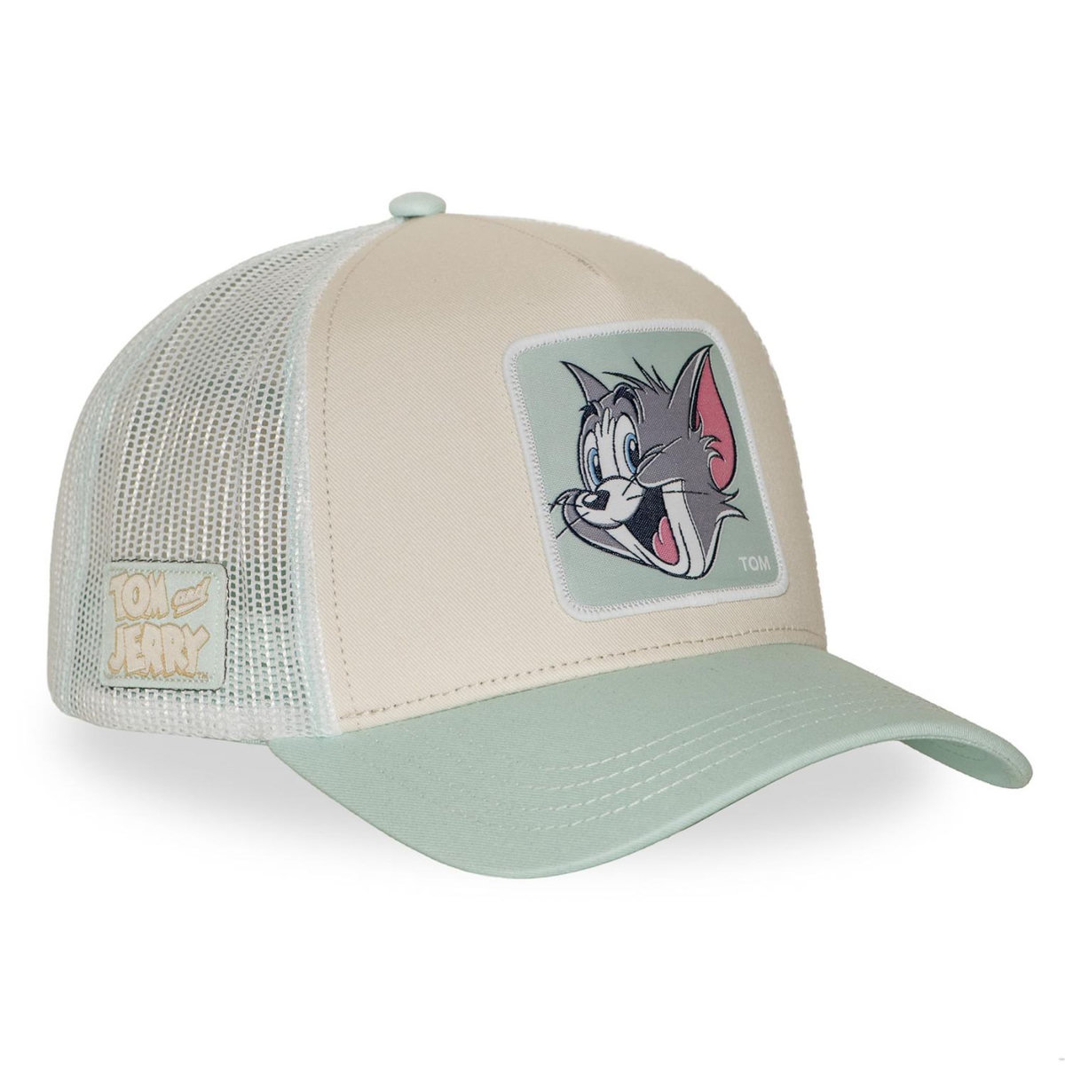 CAPSLAB Casquette trucker avec filet Tom and Jerry Tom