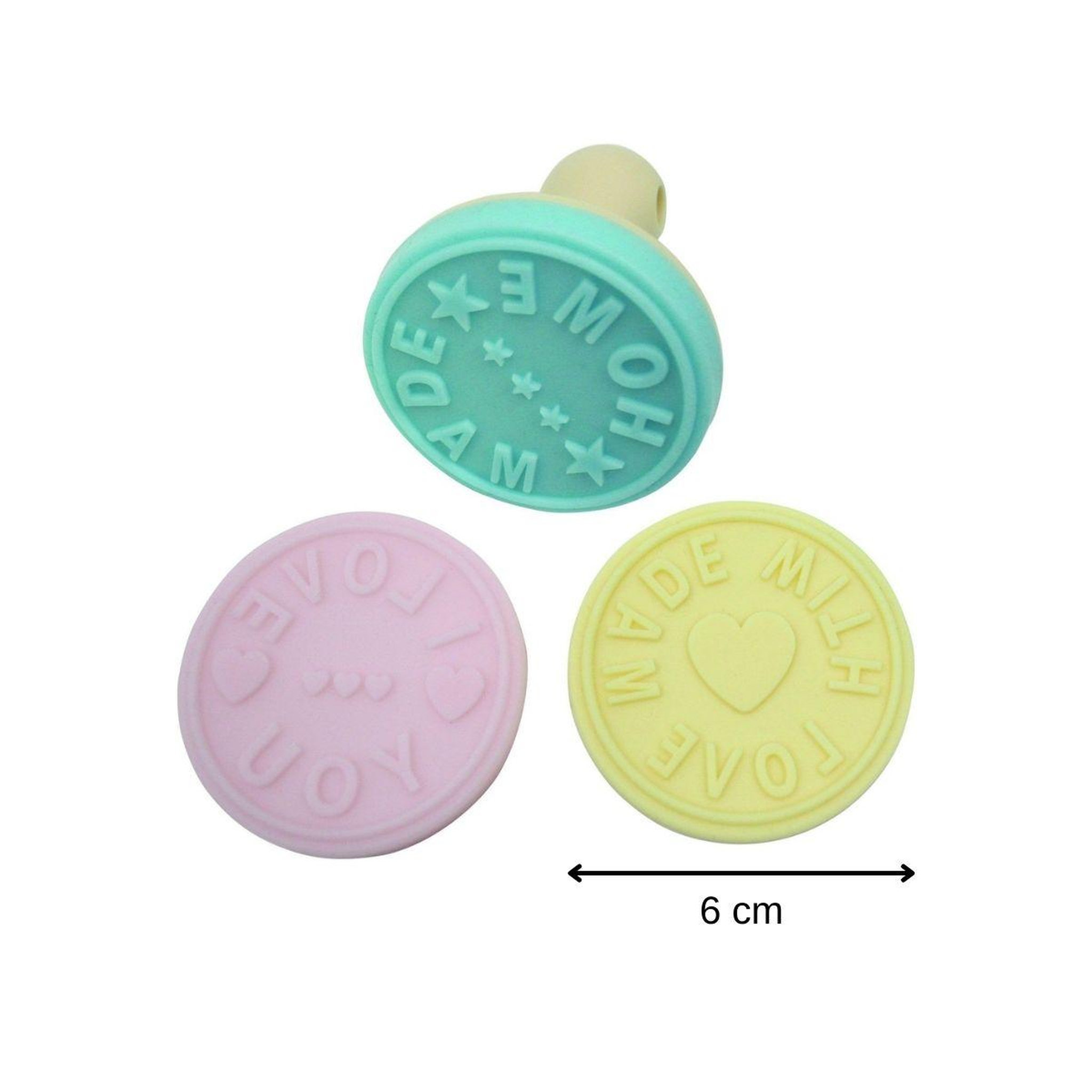 Voir la diapositive 3 : ZENKER Lot de 3 tampons à pâtisserie pour biscuits zenker