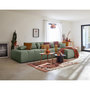 Voir la diapositive 2 : LISA DESIGN Caracas - canapé modulable d'angle droit - 5 places - en tissu