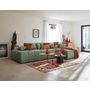 Voir la diapositive 2 : LISA DESIGN Caracas - canapé modulable d'angle droit - 5 places - en tissu