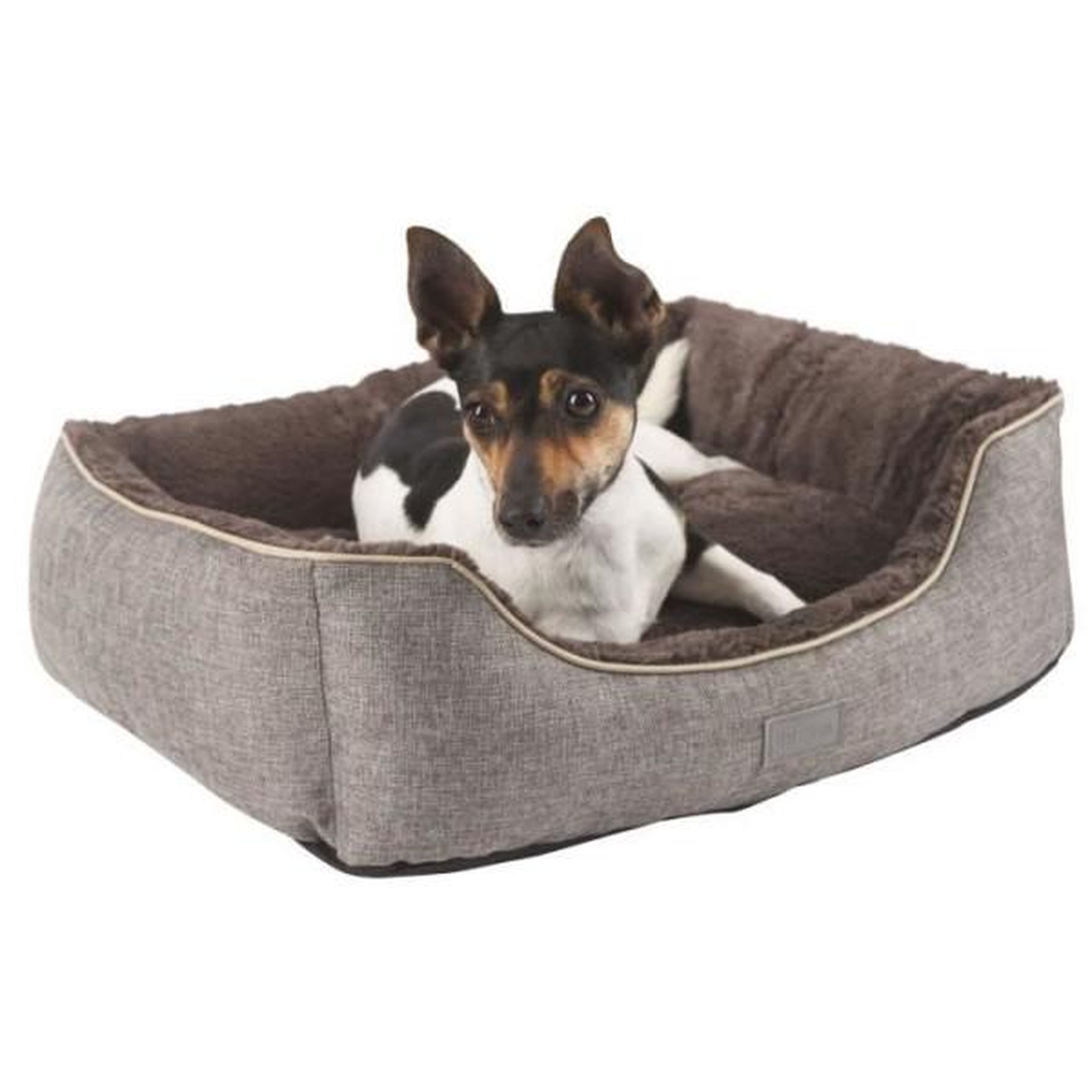 Voir la diapositive 2 : KERBL Kerbl panier corbeille samuel - 50 x 40 x 15 cm - argent et gris - pour chien