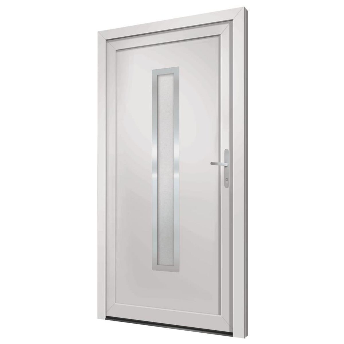 VIDAXL Porte d'entree blanc 98x190 cm PVC