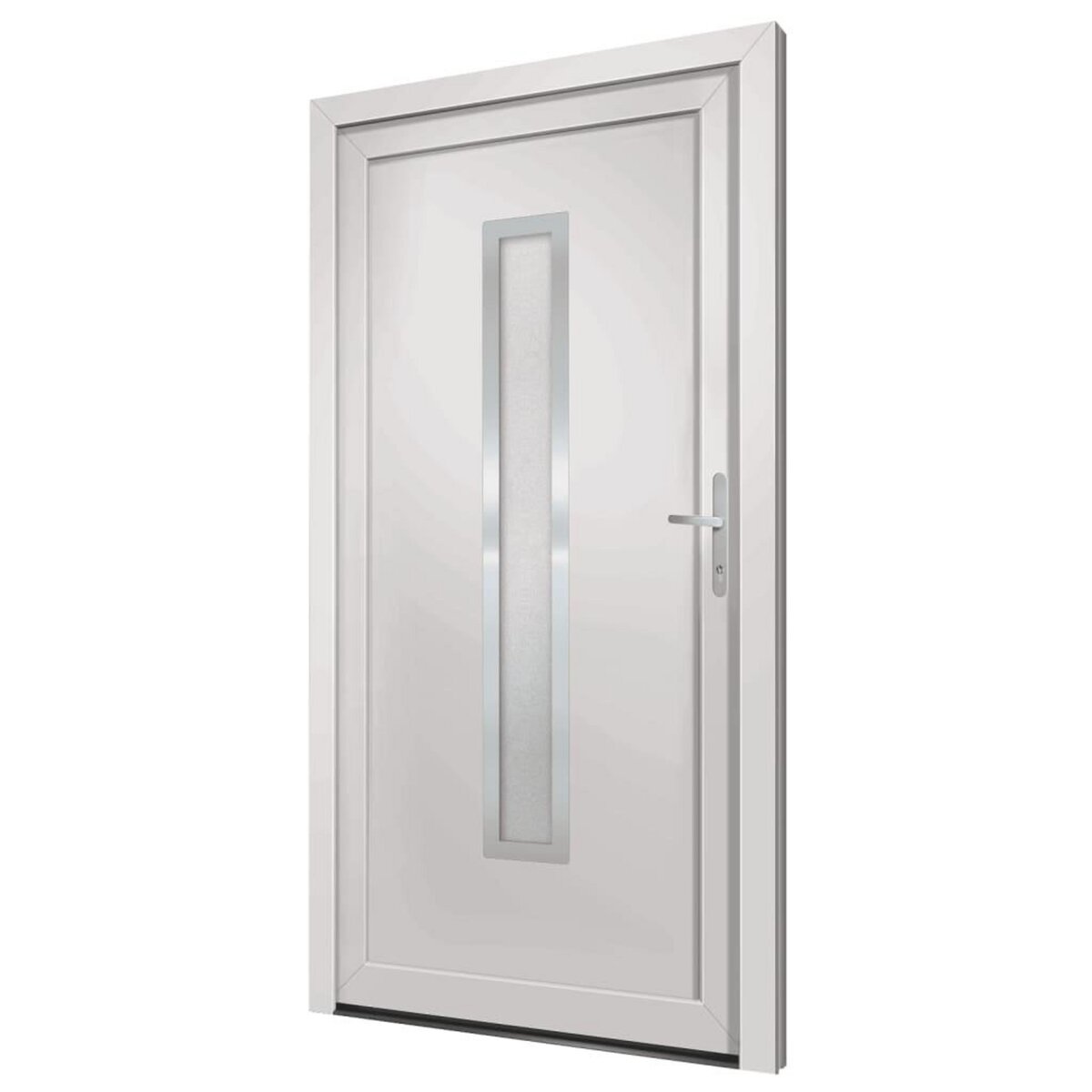 VIDAXL Porte d'entree blanc 98x190 cm PVC