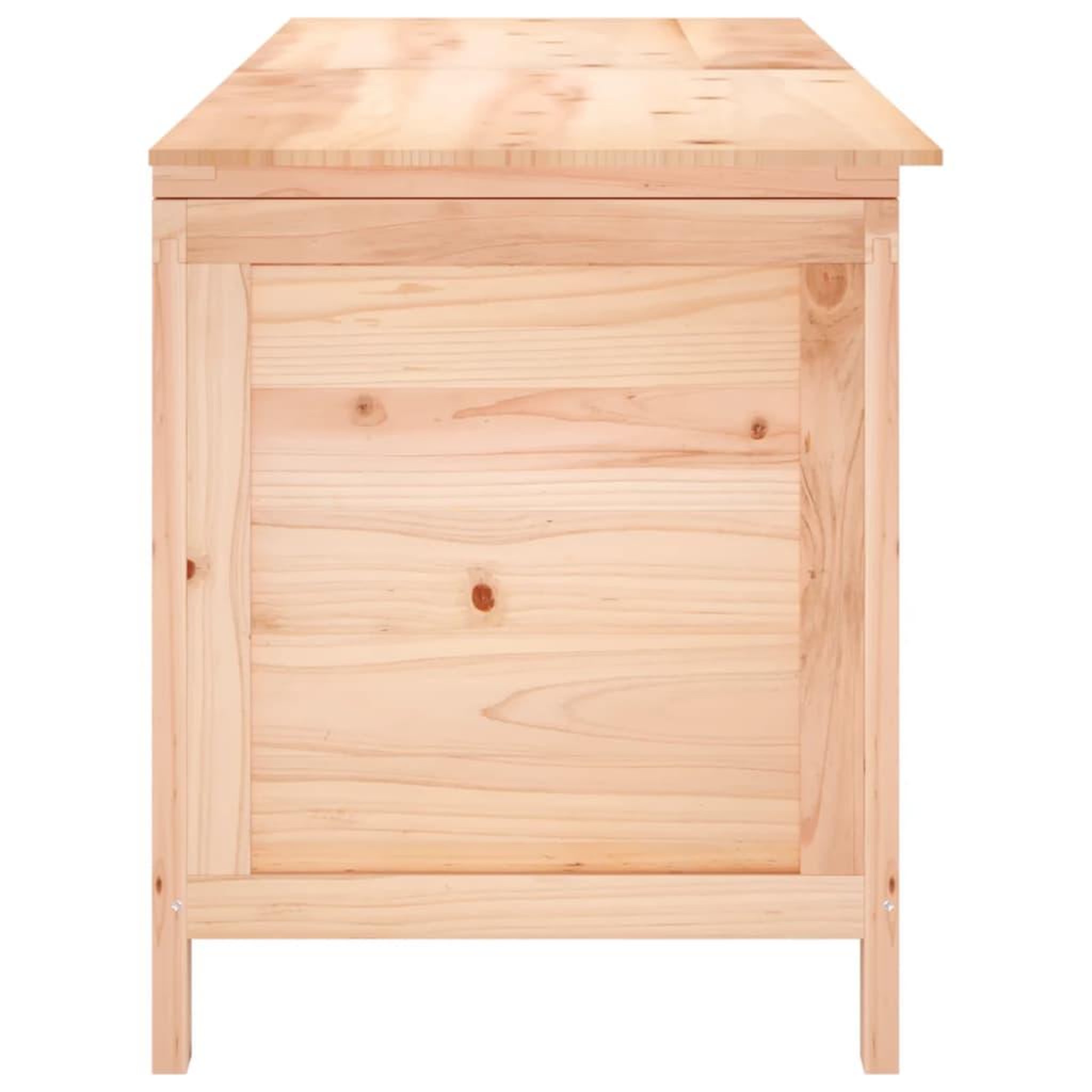 Voir la diapositive 5 : VIDAXL Boîte de rangement de jardin 150x50x56,5 cm bois massif sapin
