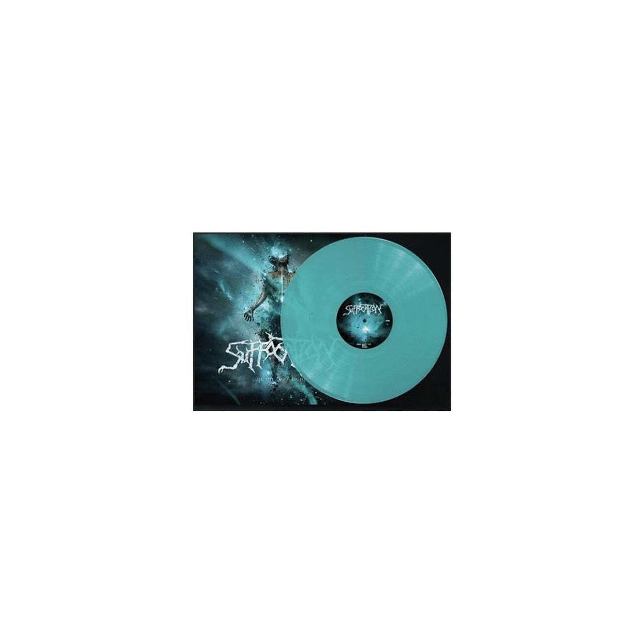 Vinyle 33t coloré suffocation ...of the dark light - teal/turquoise