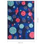 VIDAXL Tapis imprime Multicolore 160x230 cm Tissu