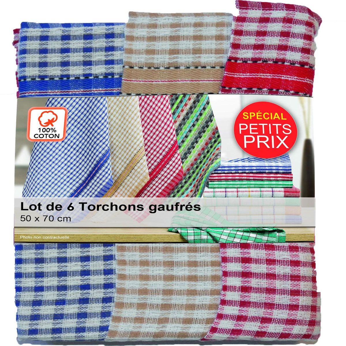 Les Ateliers du Linge Torchons 100% coton
