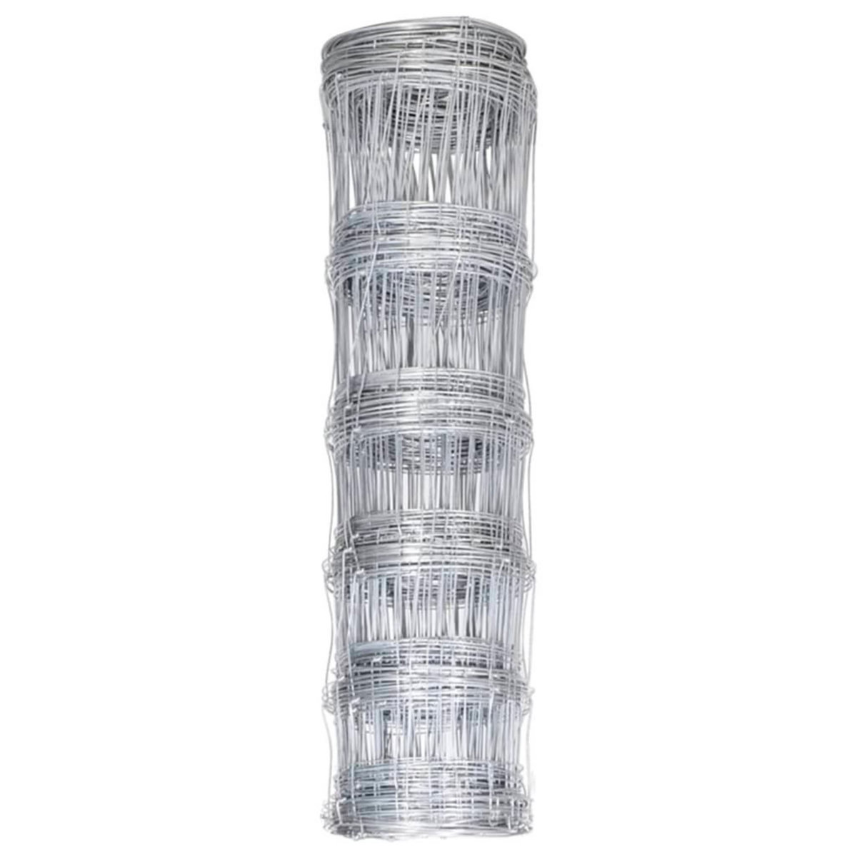 VIDAXL Cloture de jardin Acier galvanise 50x0,8 m Argente