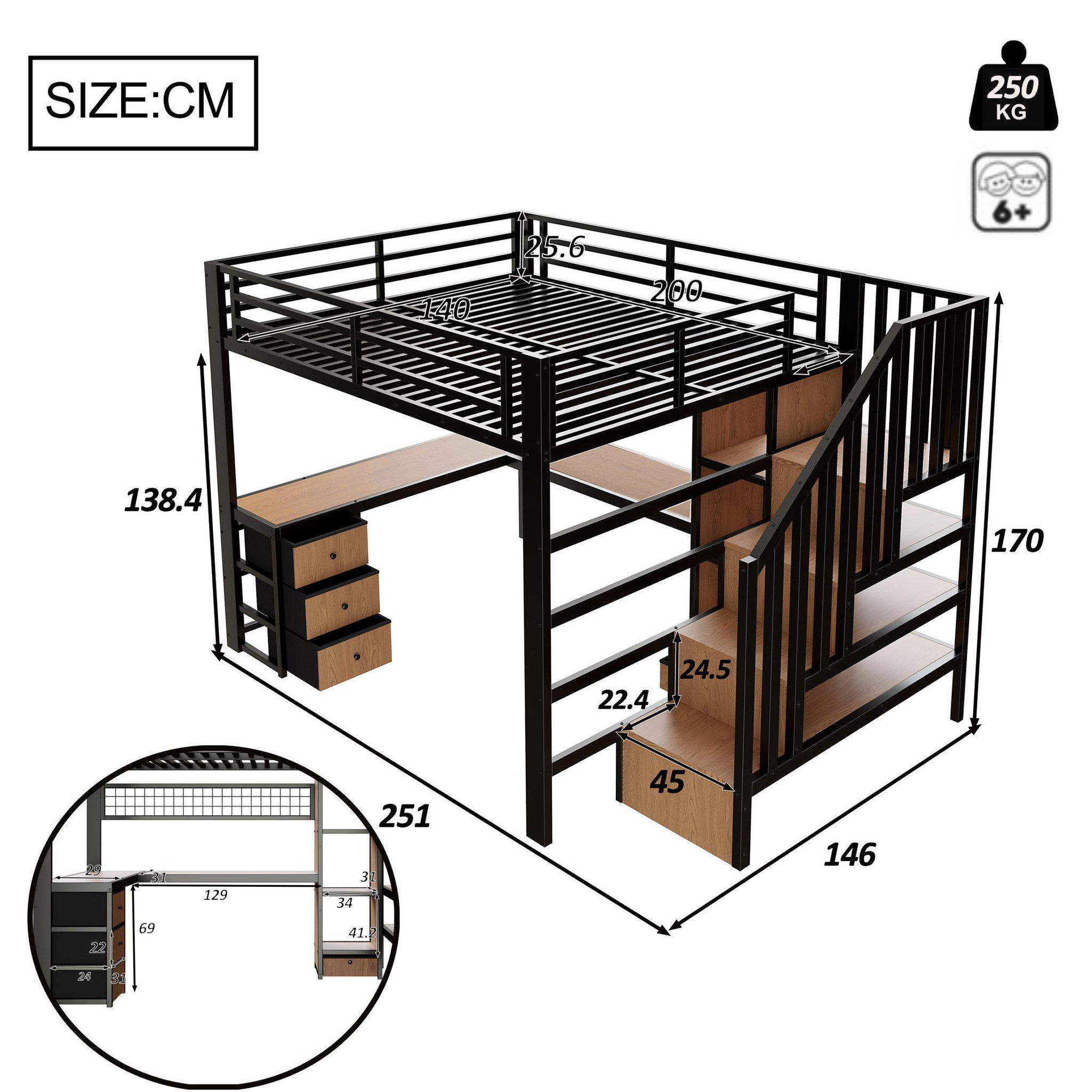 Voir la diapositive 3 : MERAX Lit mezzanine