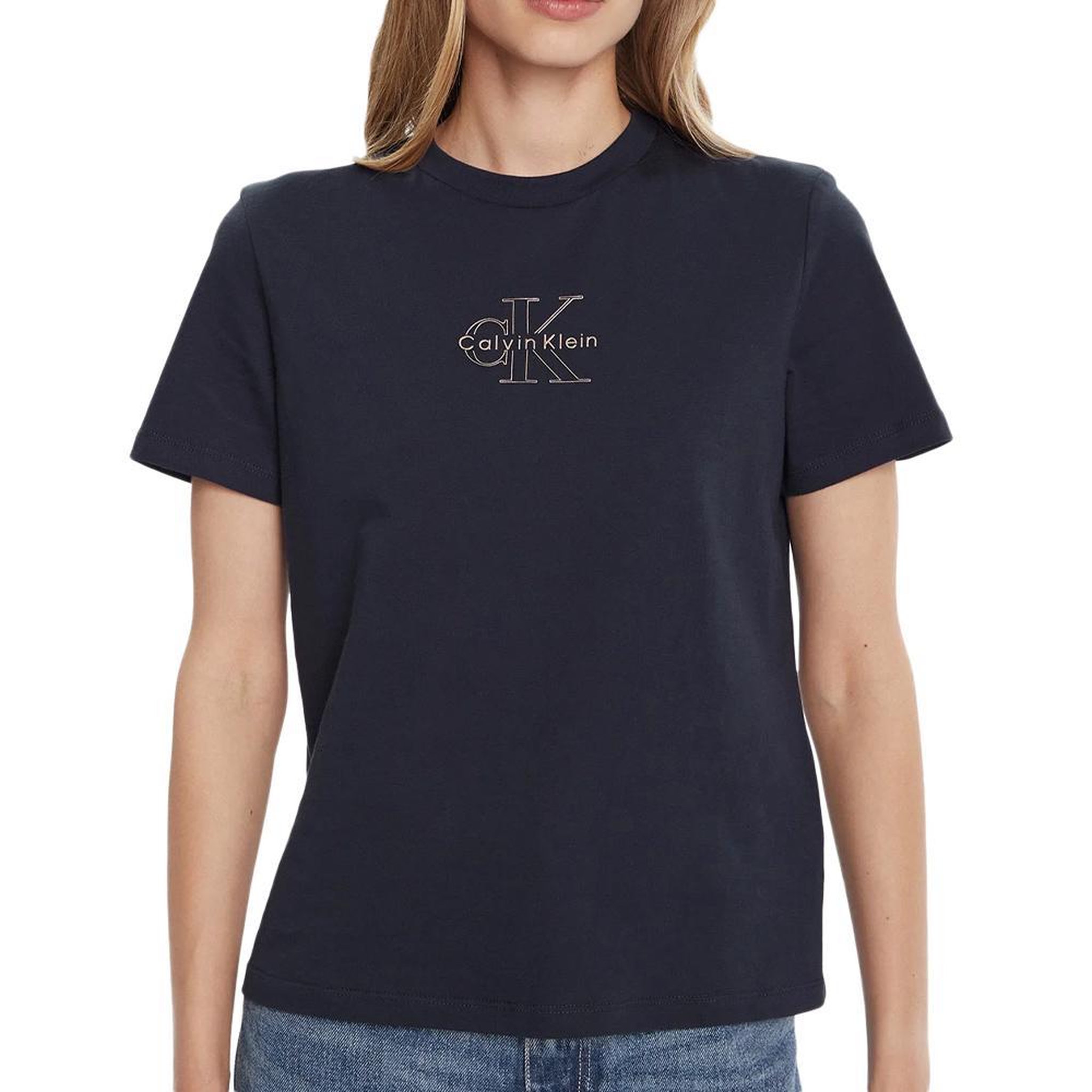 CALVIN KLEIN JEANS T Shirt  Femme Calvin Klein Jeans Classic. Coloris disponibles : Bleu
