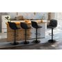 Voir la diapositive 6 : Lot de 4 tabourets de bar ajustables en hauteur MANHATTAN