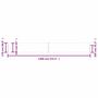 Voir la diapositive 6 : VIDAXL Auvent lateral retractable de patio 170x1200 cm Creme