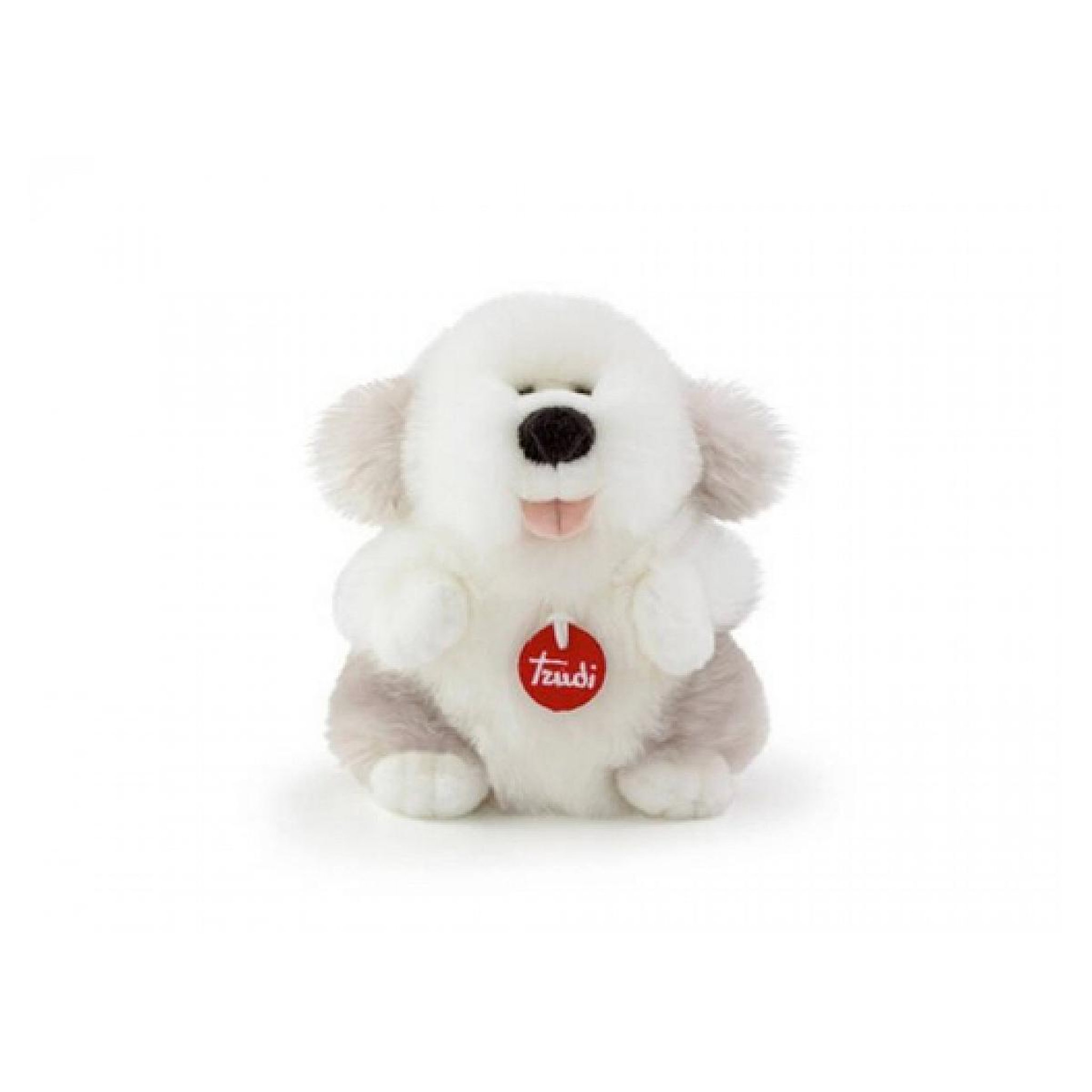 Voir la diapositive 1 : Trudi peluche fluffy chien gris