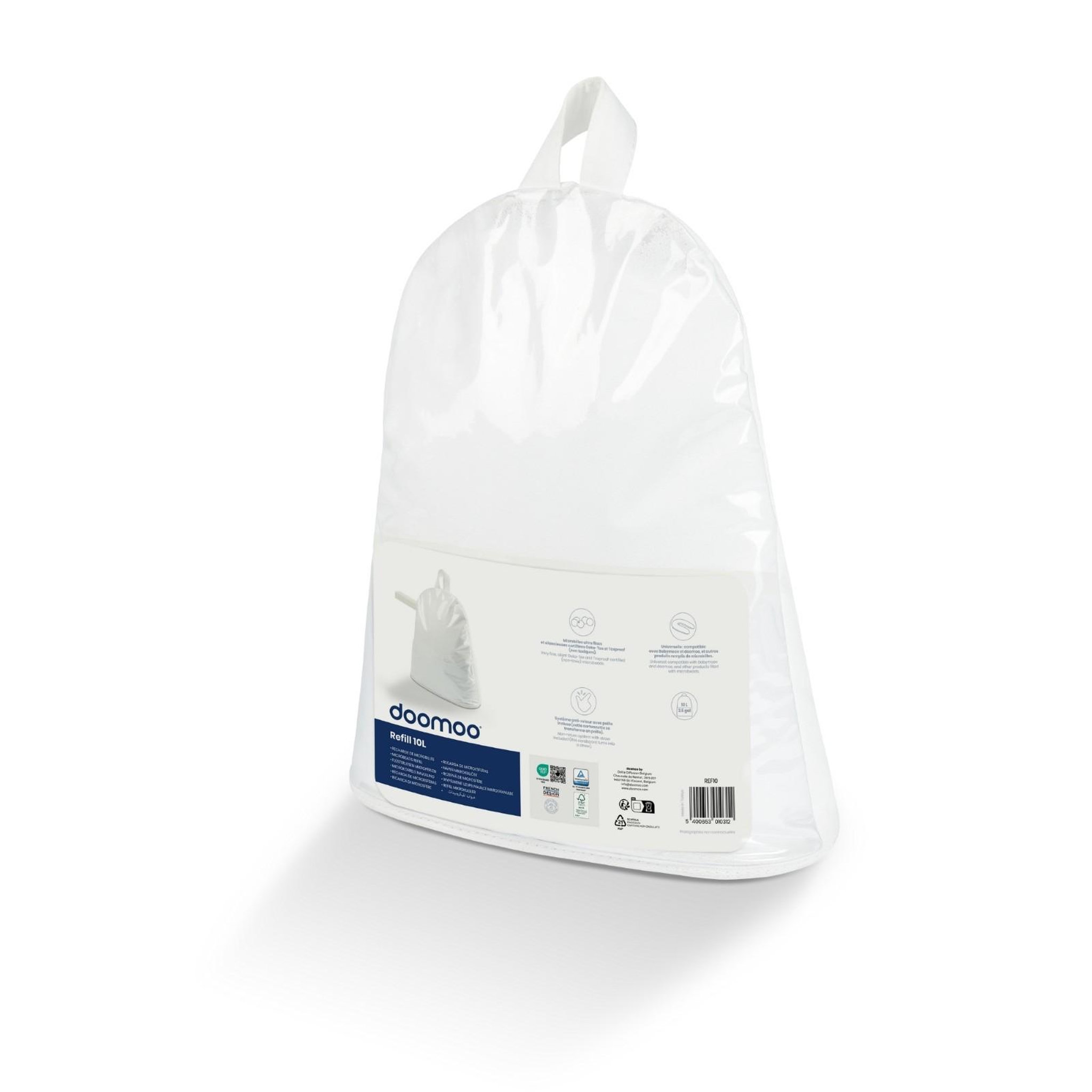 Voir la diapositive 1 : BABYMOOV Recharge Microbilles 10 L doomoo - recharge universelle pour coussin de grossesse