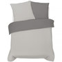 Voir la diapositive 3 : FUTURE HOME Parure de lit double bicolore