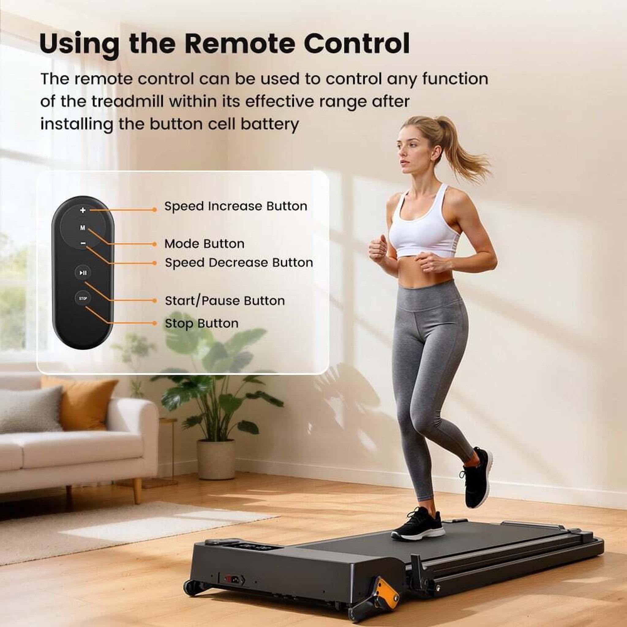 Voir la diapositive 4 : FORMILL Tapis roulant électrique pliable formill ft52, vitesse de 1 à 12 km/h, capacité de 120 kg