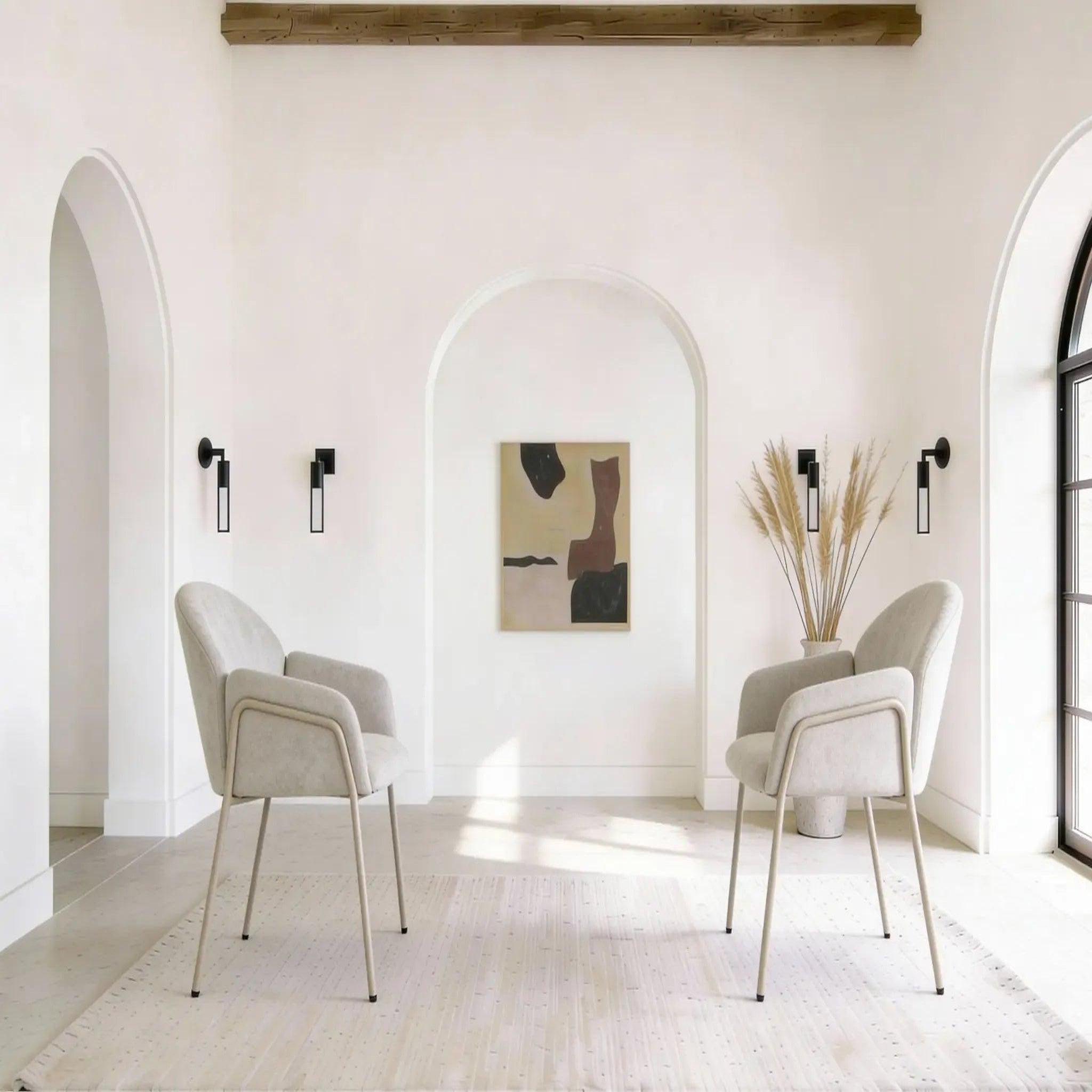 Voir la diapositive 3 : CASANOVA PARIS Naya - lot de 2 chaises tissu