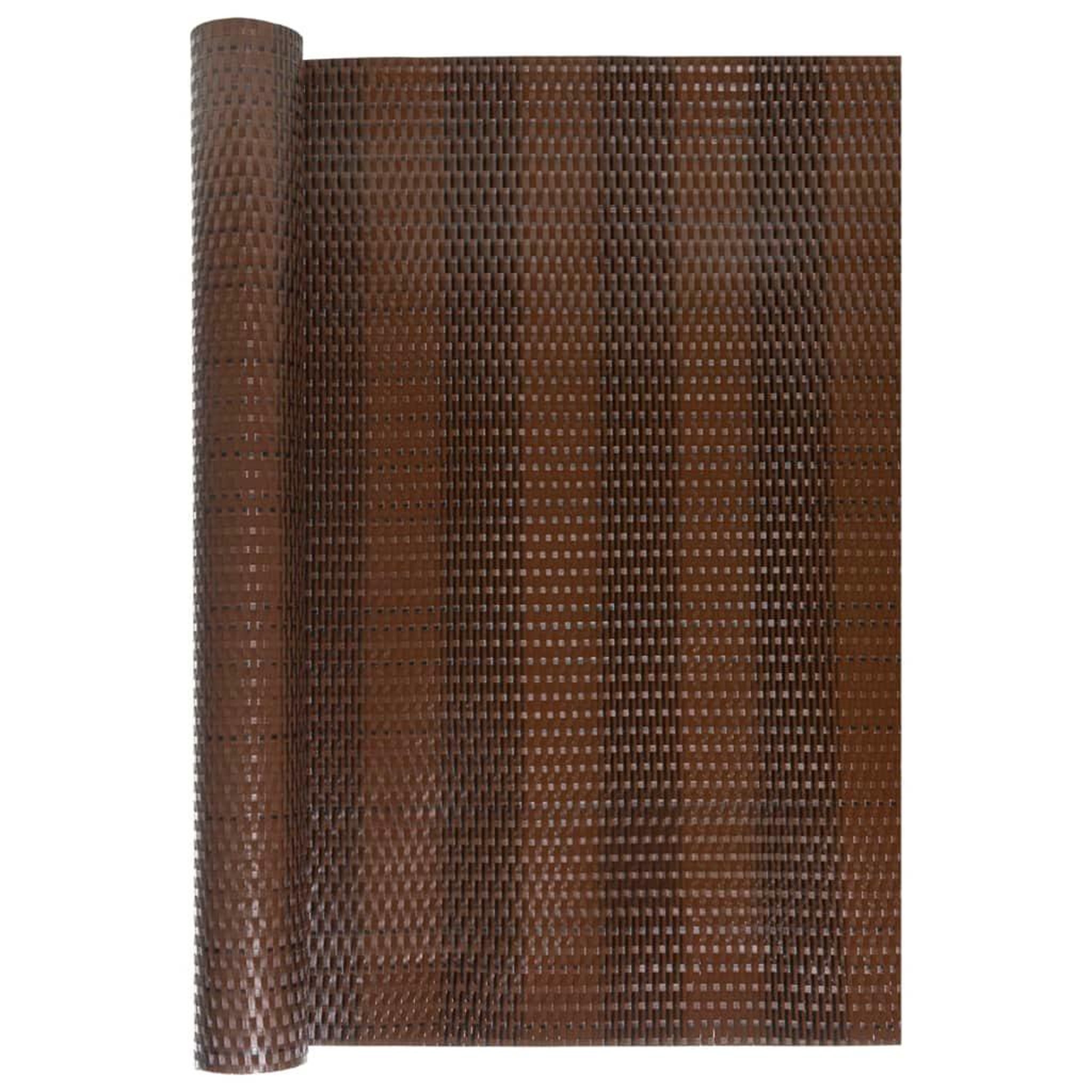 Voir la diapositive 3 : VIDAXL Paravent de balcon brun et noir 300x80 cm resine tressee