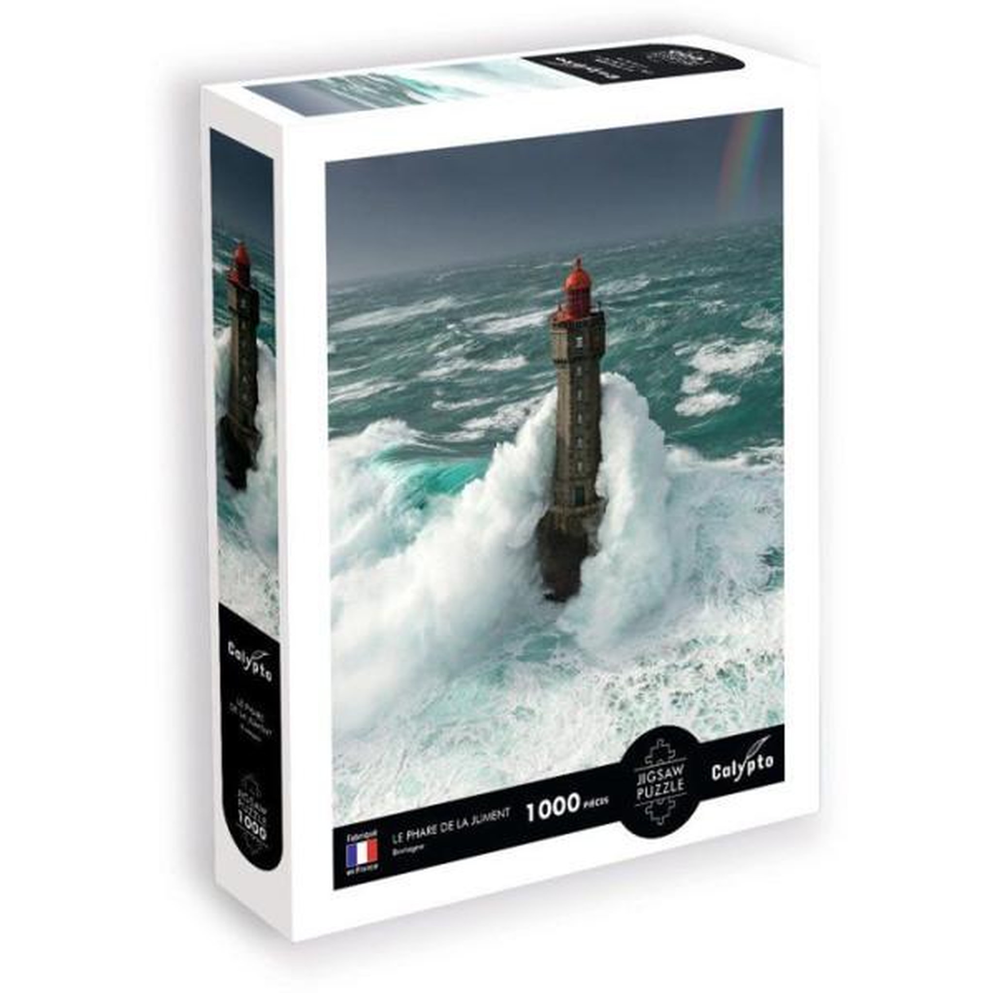 Sentosphere Puzzle - sentosphere - calypto - 1000 pieces - le phare de la jument - bretagne - toucher soyeux - des 9 ans